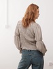 Reclaimed Vintage shirt with shirring in check