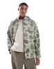 PS Paul Smith hooded jacket with flower print in beige