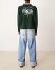 ASOS DESIGN super baggy fit jeans with turn up hem