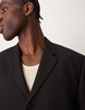 ASOS DESIGN boxy cropped suit jacket in black texture