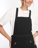 Brave Soul pinafore dress in black