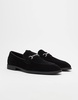 ASOS DESIGN snaffle detail loafers in black