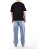 Bershka skater jeans in light blue