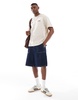 Bershka Everlast boxer T-shirt in beige