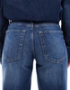Bershka high waisted 90s wide leg jeans in dark wash