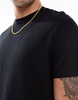 Bershka textured T-shirt in black - part of a set