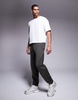 ASOS DESIGN tapered scuba sweatpants in khaki
