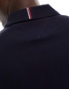 Tommy Hilfiger striped chest regular polo in navy