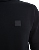 BOSS Orange Zetrust half zip sweatshirt in black