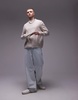 ARKET knit crew neck sweater in beige
