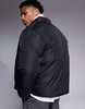 ASOS DESIGN puffer jacket in black