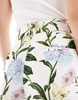 ASOS DESIGN tailored belted pants with linen in floral print