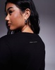 Armani Exchange lunar capsule logo sweatshirt in black