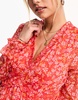 Vero Moda ruffle layered mini dress in red floral