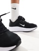 Nike Running Quest 6 sneakers in black and white