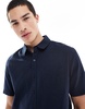 Brave Soul short sleeve shirt in navy