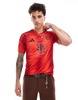 adidas Football FC Bayern 2024/2025 unisex home jersey in red