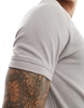 Bershka waffle textured T-shirt in gray - part of a set