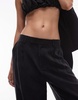 Mango cupro slouchy pants in black - part of a set