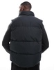 Jack & Jones puffer vest in black