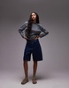 Carhartt WIP Brandon loose fit denim shorts in dark wash