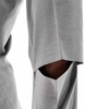 ASOS DESIGN smart wide leg pants with knee splits in light gray