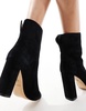 Aldo Sushi Heeled Ankle Boots in Black