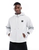 Nike Air fleece full zip hoodie in gray