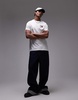 Tommy Jeans essential flag slim fit t-shirt in white