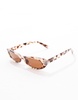 Aire Avior slim oval sunglasses in cookie tort