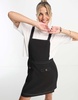 Brave Soul pinafore dress in black