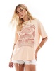 Billabong beach classic T-shirt in soft peach