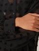 ASOS DESIGN oversized shirt in black texture