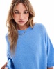 & Other Stories alpaca short sleeve knit sweater in blue