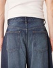 ASOS DESIGN oversized baggy fit jeans in wash black