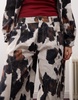 Reclaimed Vintage cow print barrel pants - part of a set