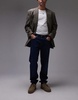ARKET Park regular straight fit jeans in deep blue wash