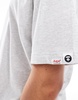Aape by A Bathing Ape embossed logo t-shirt in gray