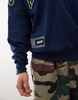 Aape by A Bathing Ape logo college sweatshirt in navy
