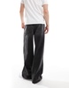 ASOS DESIGN super baggy jeans in washed gray