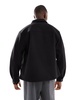 Bershka zip up jacket in black