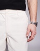 ASOS DESIGN baggy fit pants with workwear patch in ecru