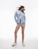 Topshop cotton casual shirt in chambray