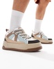 ASOS DESIGN chunky sneakers with oversized laces
