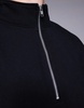 ASOS DESIGN premium heavyweight oversized quarter zip sweatshirt in black