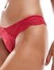 Ann Summers sexy lace Brazilian briefs in red