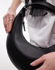 Mango rounded shoulder bag in black