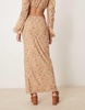 ASOS DESIGN side split midaxi skirt in floral print - part of a set