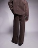 ASOS DESIGN super baggy pants in brown twill