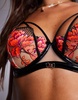 Ann Summers Faithful fan non padded balcony bra in red